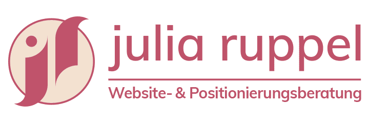 Julia Ruppel Website und Positionierungsberatung